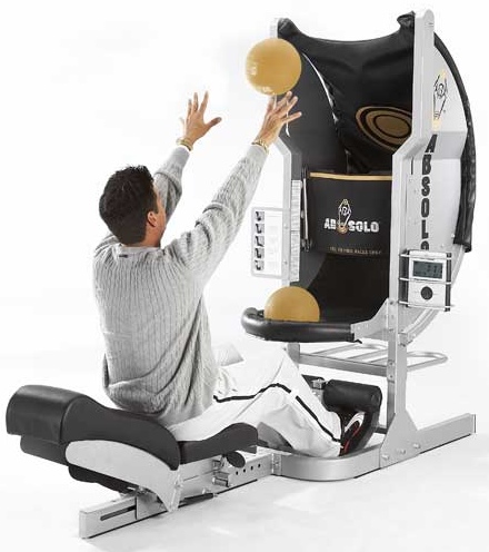 AbSolo Combines an Ab Workout with Basketball into One Machine