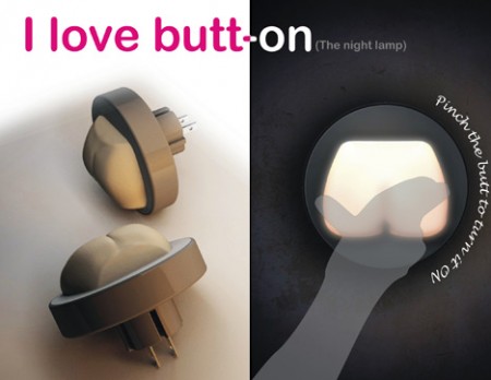 The Butt-on Night Light Takes It Literally