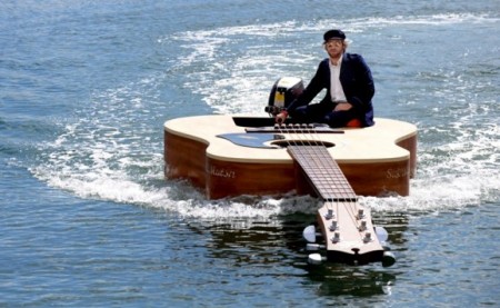 Guitar Shaped Boat