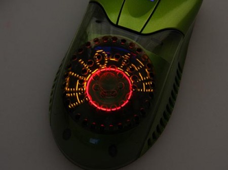 USB Airflow Mouse with LED Messaging