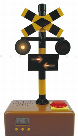 If this Railroad Crossing Alarm Clock Doesn't Wake You, You Might be Dead