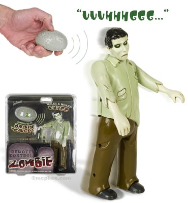 Remote Control Moaning Zombie Action Figure