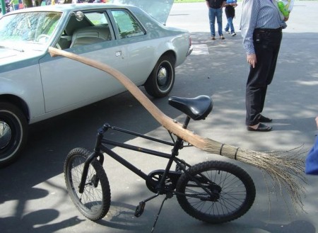 Witches Broomstick Bicycle