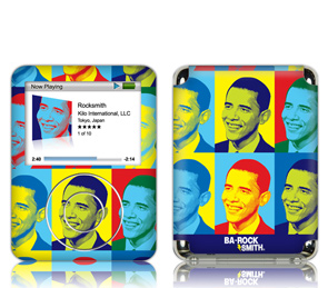 Ba-Rock Out with Barack Obama iPod Skins