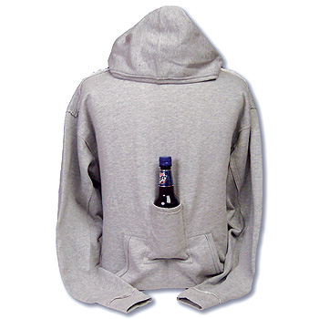 Hoodie with Built in Beer Holding Pouch