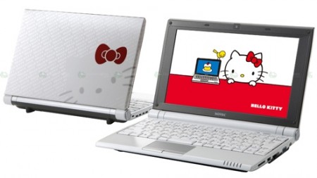 Hello Kitty Netbook- I Just Puked in My Mouth a Bit