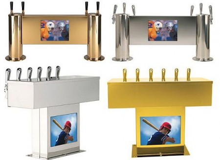 Beer Tap System with LCD TV