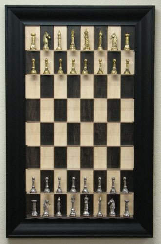 Vertical Chess Board Mounts on your Wall
