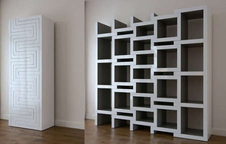 Expanding Bookcase Looks Cool