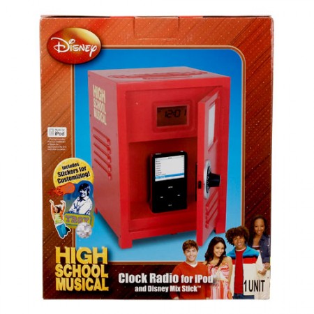 High School Musical Locker Shaped iPod Dock Alarm Clock