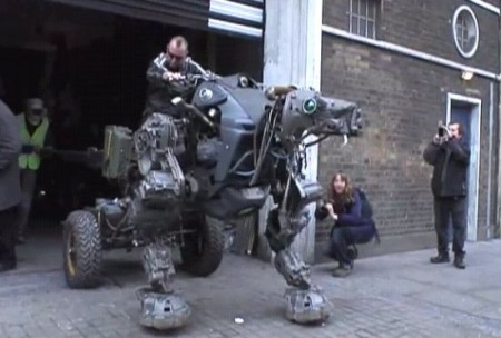 Insane Walking Robot Dog Motorcycle Thing