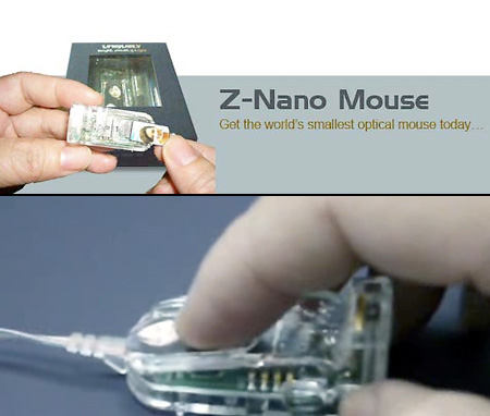 Z-Nano is the World's Smallest Mouse