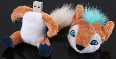 Cyber Fox USB Drive is Foxy, Until You Take His Head Off