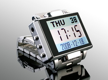 Ultimate Geek Watch has Video Camera, 1.8in Screen, Plays MP3s
