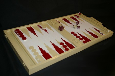 LEGO Backgammon Combines a Toy and a Game