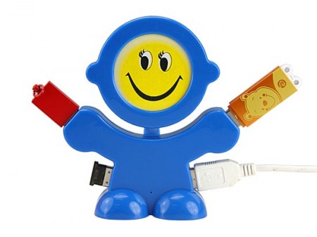 Smiling Face USB Hub is like Prozac for your Desk