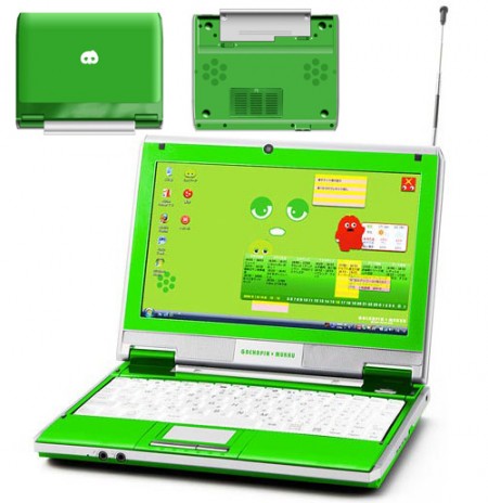 Bandai Netbook Gets Green...Very Green