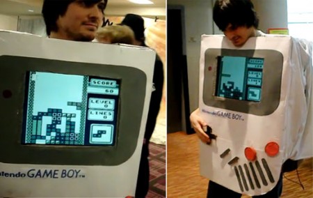 Playable Nintendo Gameboy Tetris Costume!