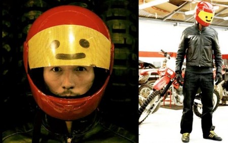 LEGO Minifig Style Motorcycle Helmet