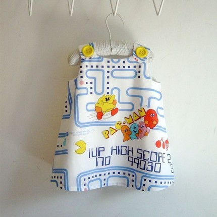 Pac-Man Dress for a Baby Girl