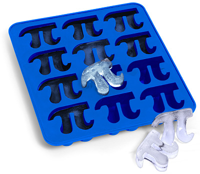 Pi Ice Cube Trays Because March 14th Is Coming Soon