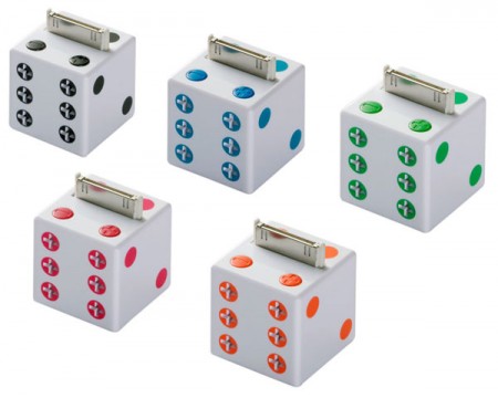 Dice iPod Speakers from Buffalo