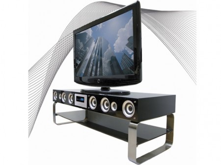 Powerful TV Stand with Built in Speakers