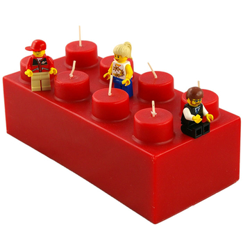Lego Brick Candles