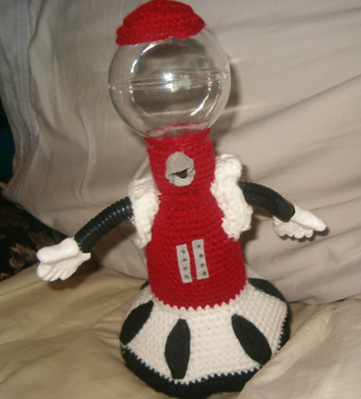 Crochet Tom Servo from Mystery Science Theater 3000