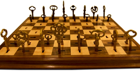 Skeleton Key Chess Set