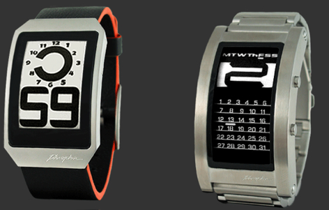 Phosphor Curved E-Ink Watch