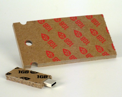 Recycled Cardboard USB Flash Drives