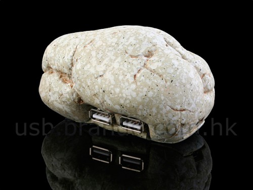 USB Stone 4 Port Hub Doesn't Rock, is also a Potato