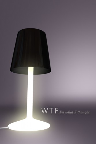 WTF Lamp has a Twist