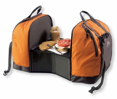 Camping Cooler Bag with Built in Prep Table