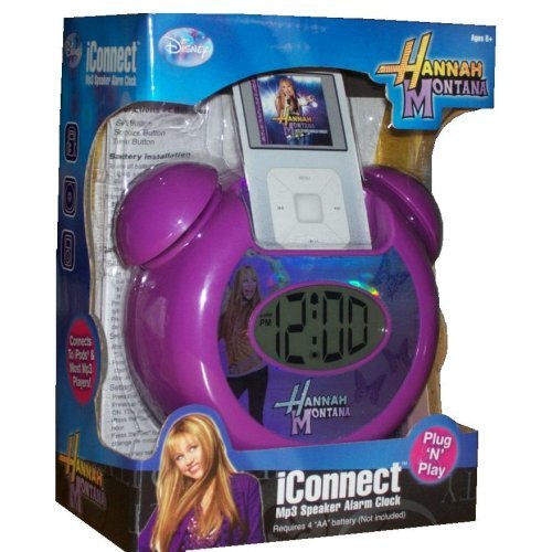 Hannah Montana MP3 Playing Alarm Clock