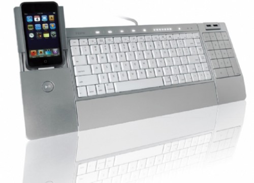 iHome iConnect Keyboard with iPod Dock Looks Pretty iSweet