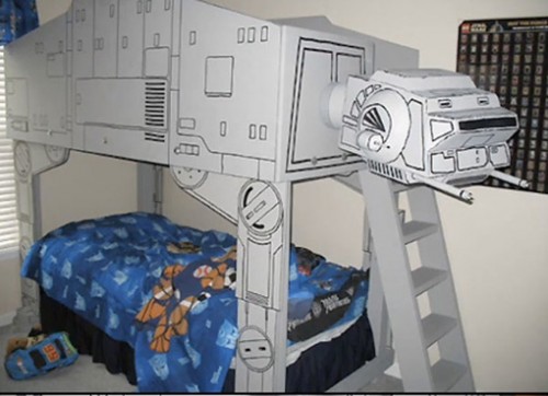 Dad Builds Son AT-AT Imperial Walker Bed, Shames All Other Dads