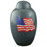 american flag urn