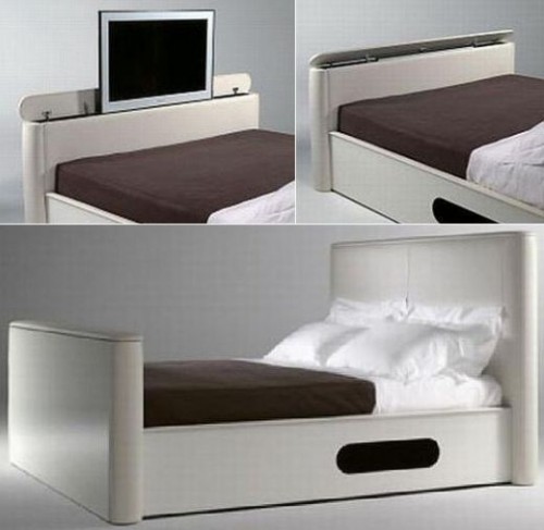 Double Bed with Built in TV