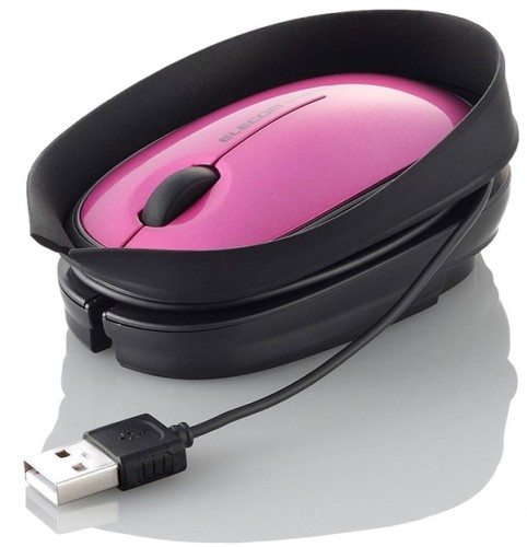 Elecom Travel Mouse Holds It's Own Cord