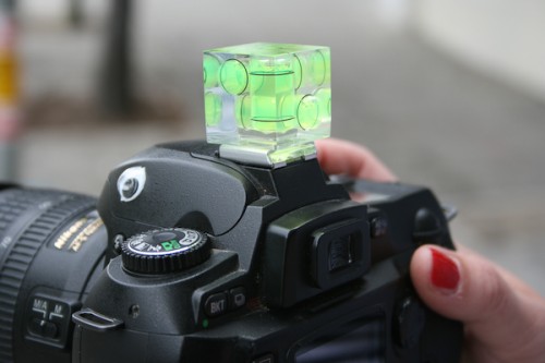 Camera Cube Bubble Level Keeps Your Shots Square