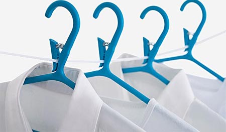 Hangers with Built in Clothespins