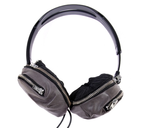 Headphones with a Zippered Pocket