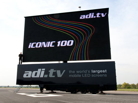 48 Foot Diagonal HD Television is World's Largest Portable LED Screen