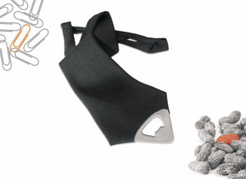 Formalwear for Drunks: A Tie With a Built in Beer Bottle Opener