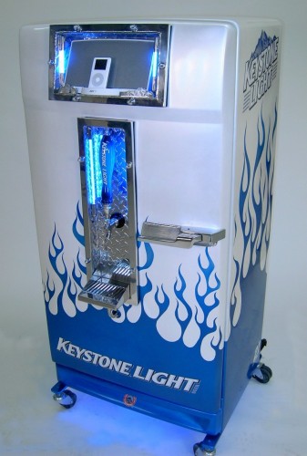 Kegerator with an iPod Dock is Perfect for your Mancave or Kitchen