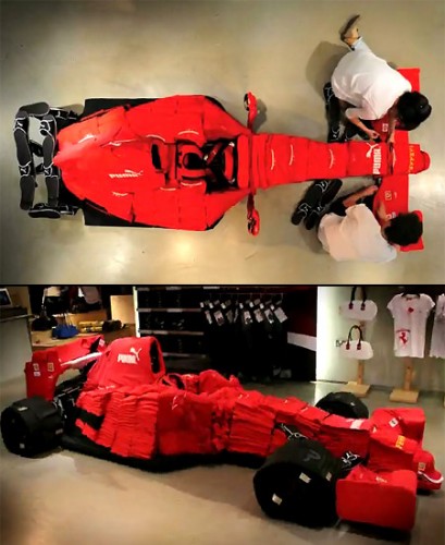 Ferrari F1 Made of Clothing