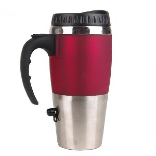 Excalibur Travel Mug with USB Charger Keeps Your Drinks Hot in the Office or on the Go