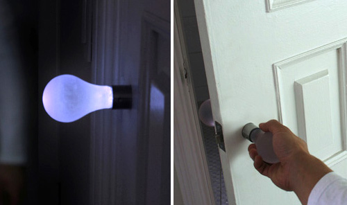 Lightbulb Doorknob- A Horribly Great Idea